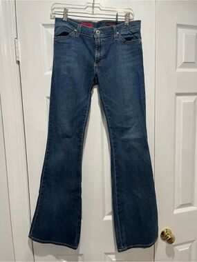 Ag Adriano Goldschmied Dark Blue Flare Jeans